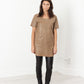 Leather Front Tunic