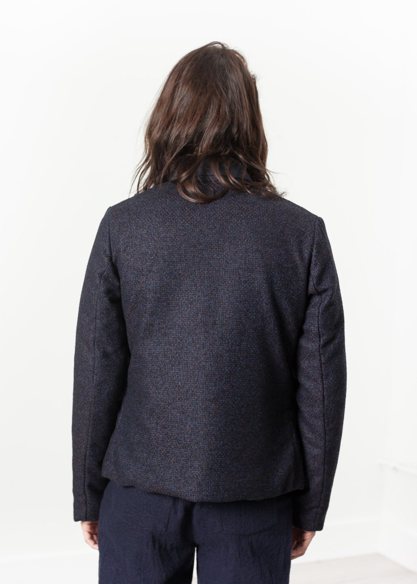 Amelia Reversible Jacket in Navy/Blue