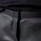 Leather Panel Trousers in Black