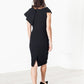 Asymmetric Dress in Black
