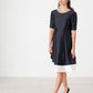 Tie Dress in Navy