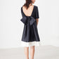 Tie Dress in Navy