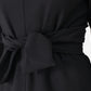 Tie Waist Dress in Black