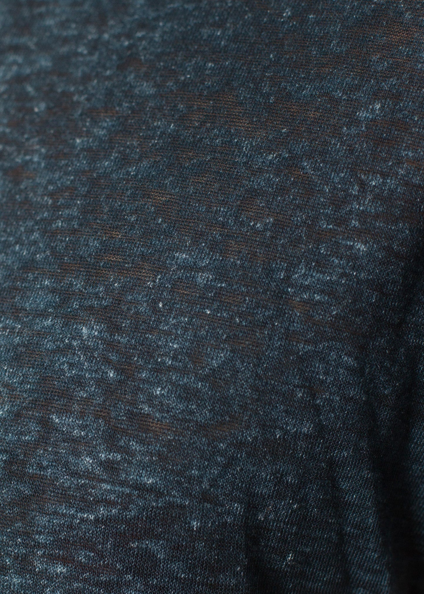 Mélange T-shirt in Navy/Black