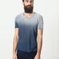 Overprint T-shirt in Navy