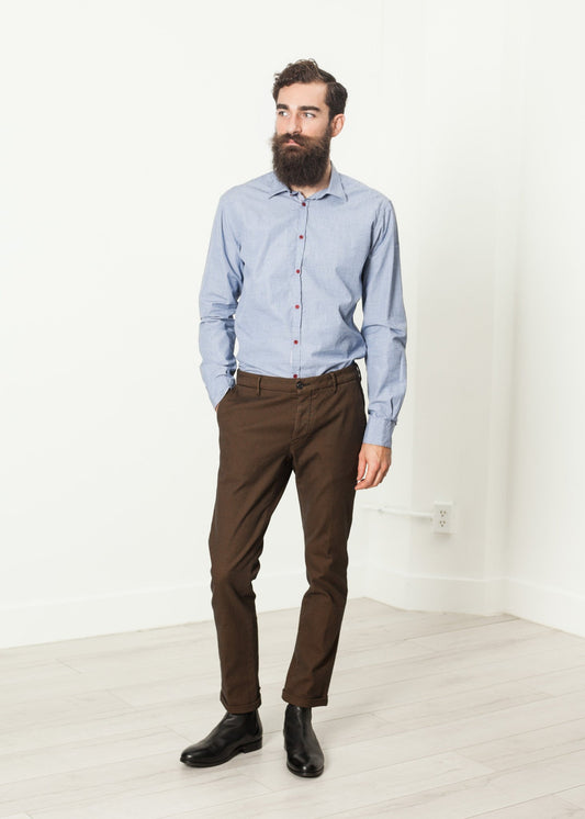 Diamond Weave Trousers in Hazel