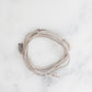 Bracelet 85 in Grey Silk/Silver