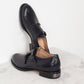 Buckle Shoe in Navy