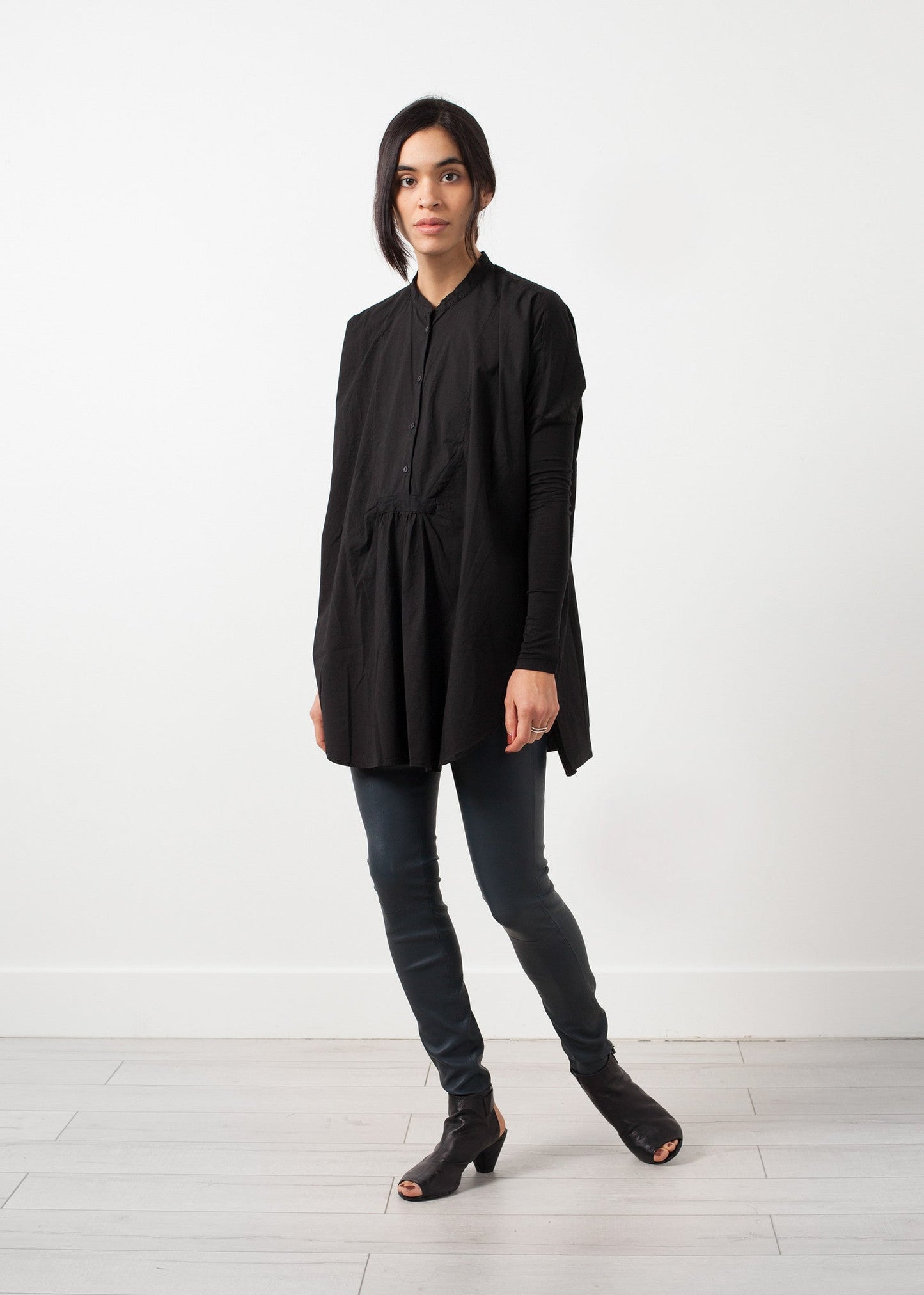 Oversized Ribbed Blouse
