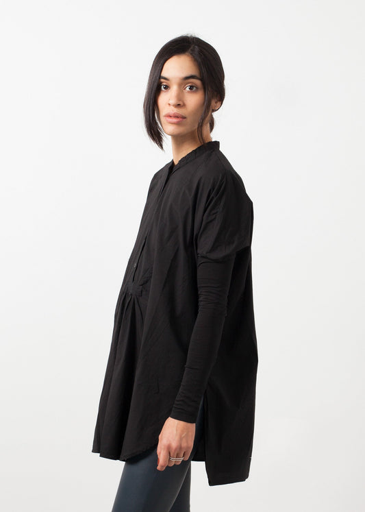 Oversized Ribbed Blouse