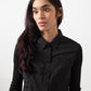 Soft sleeve button-up
