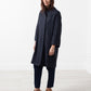 Woven Pleat Back Coat