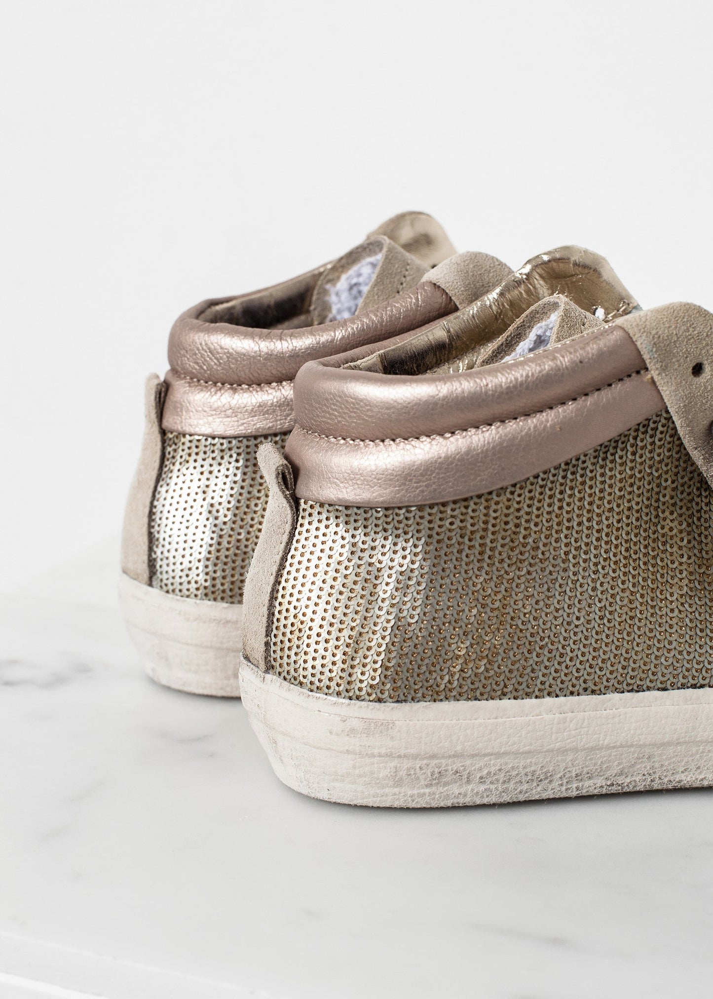 Sequin High-Top Sneaker