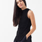 Curved Stripe Knit Tank