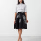 Short Silk Skirt