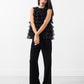 Organza Ruffle Top