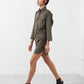 Belted Surplus Dress