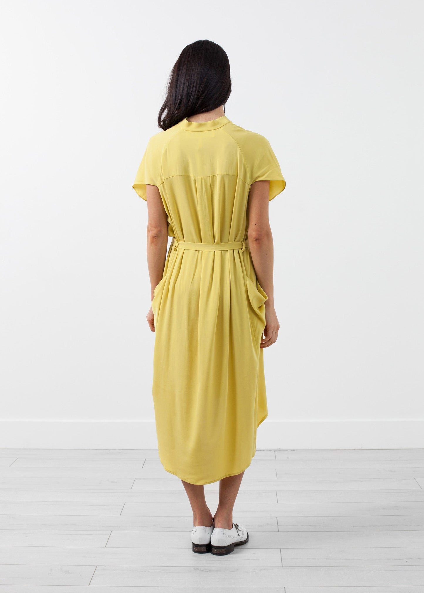 Uptime Silk Shirt Dress