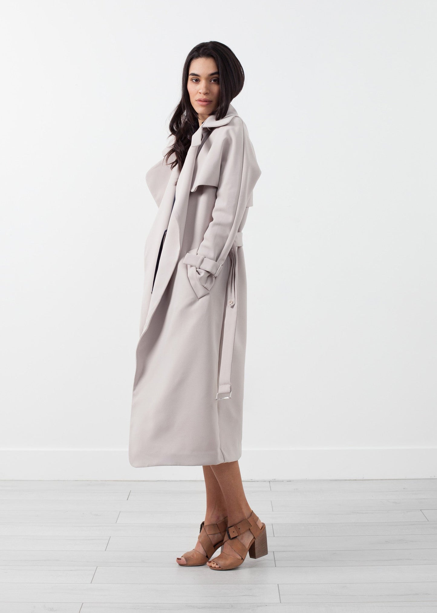 Orient Coat in Tan