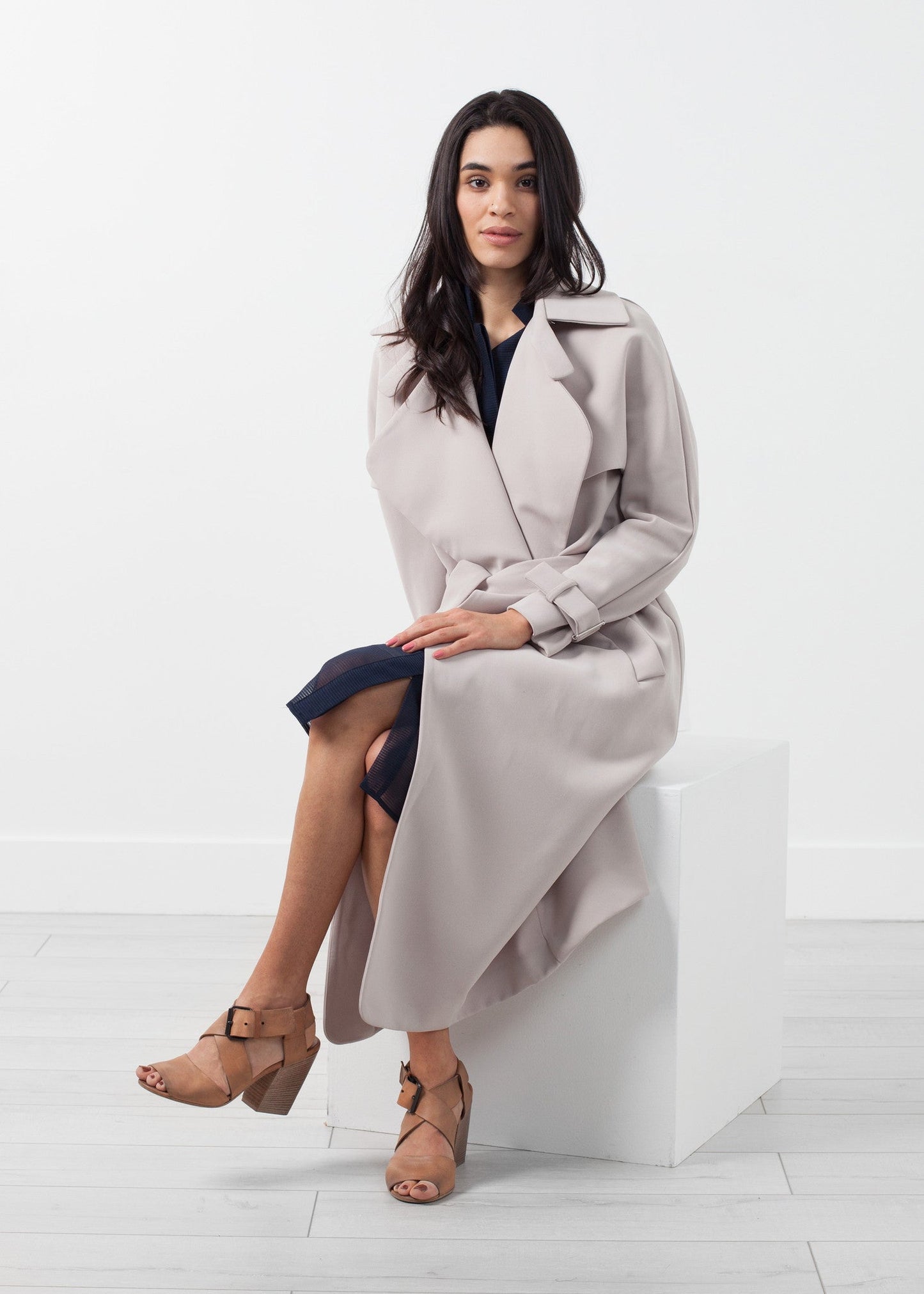 Orient Coat in Tan