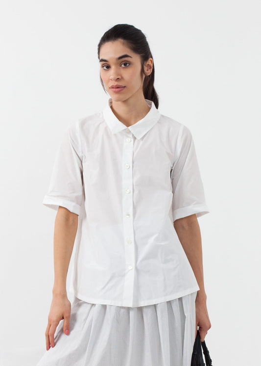 Short-sleeve button-up