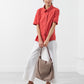 Short-sleeve button-up