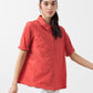 Short-sleeve button-up
