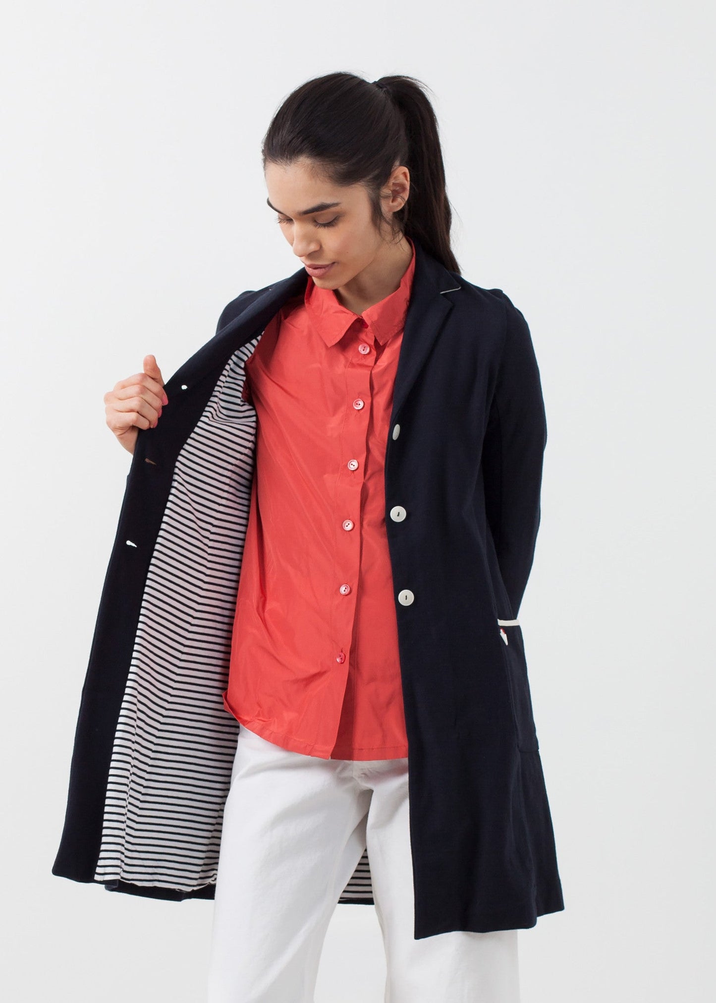 Short-sleeve button-up