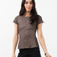 Short-sleeve button-up