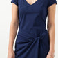 V-Neck Twist Dress