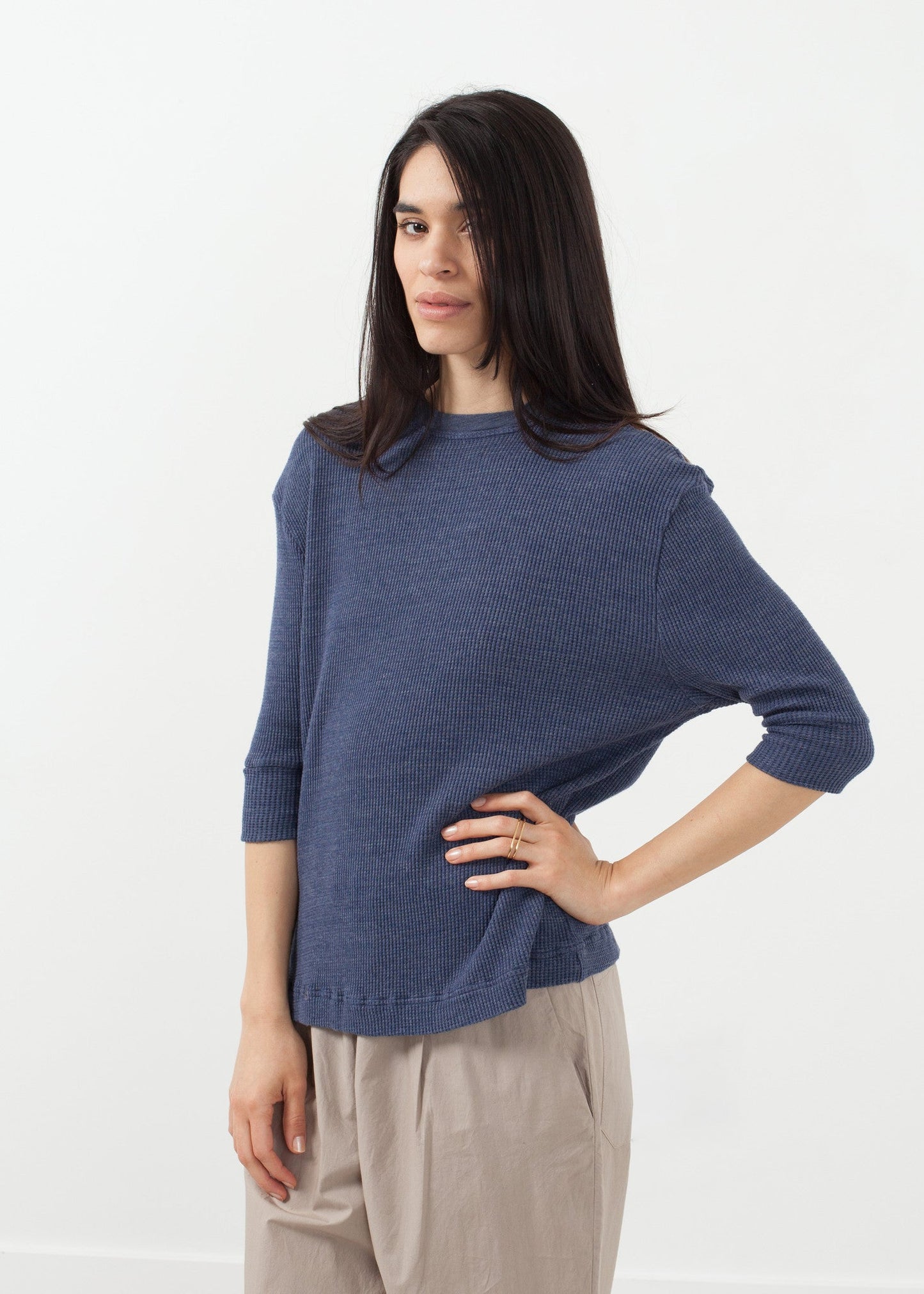 Mélange Waffle Top