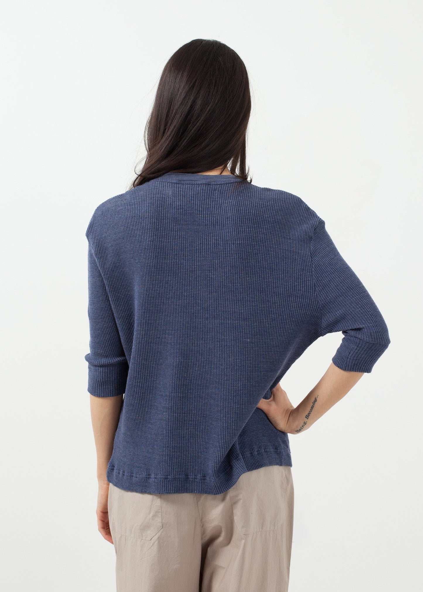 Mélange Waffle Top
