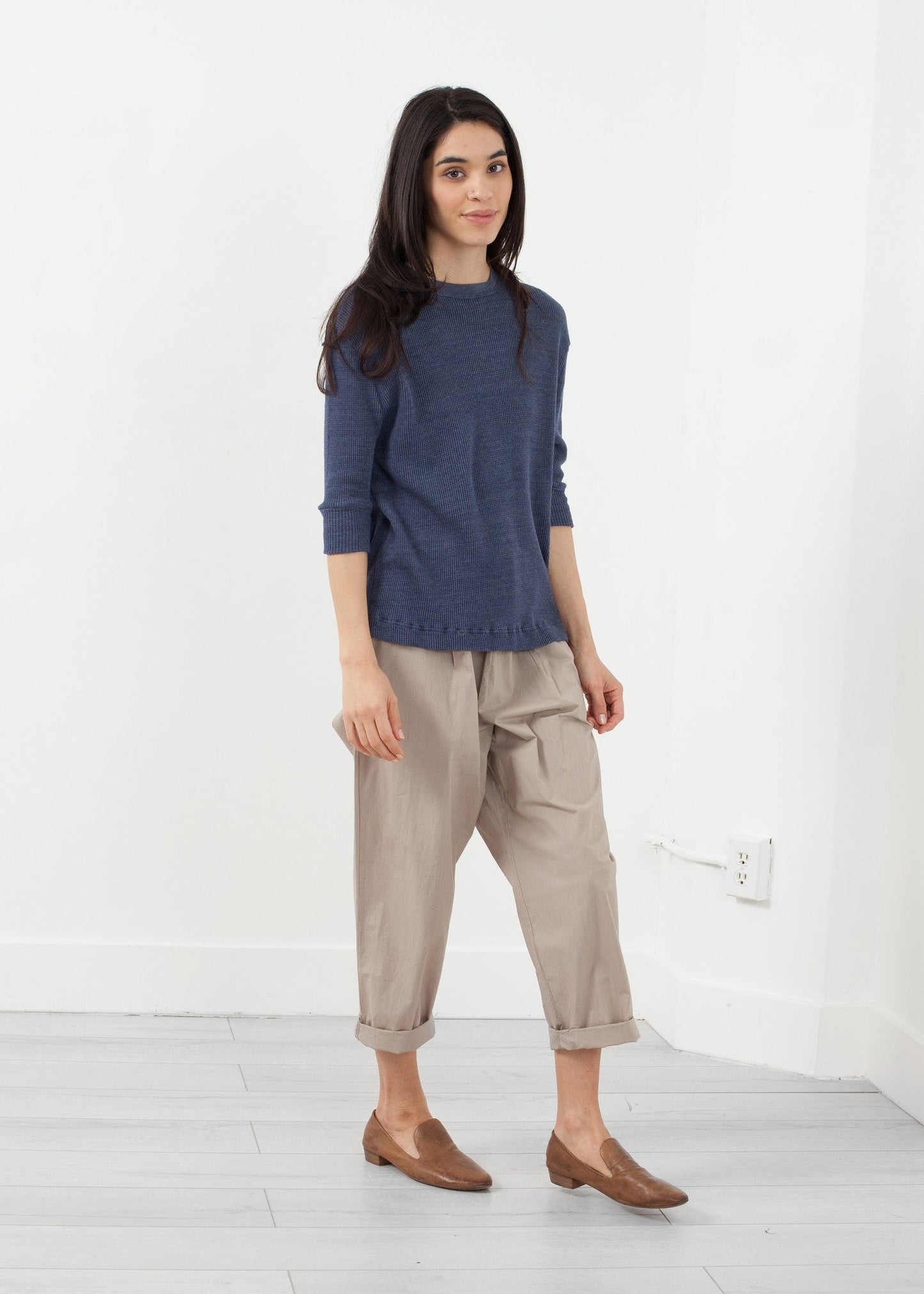 Mélange Waffle Top
