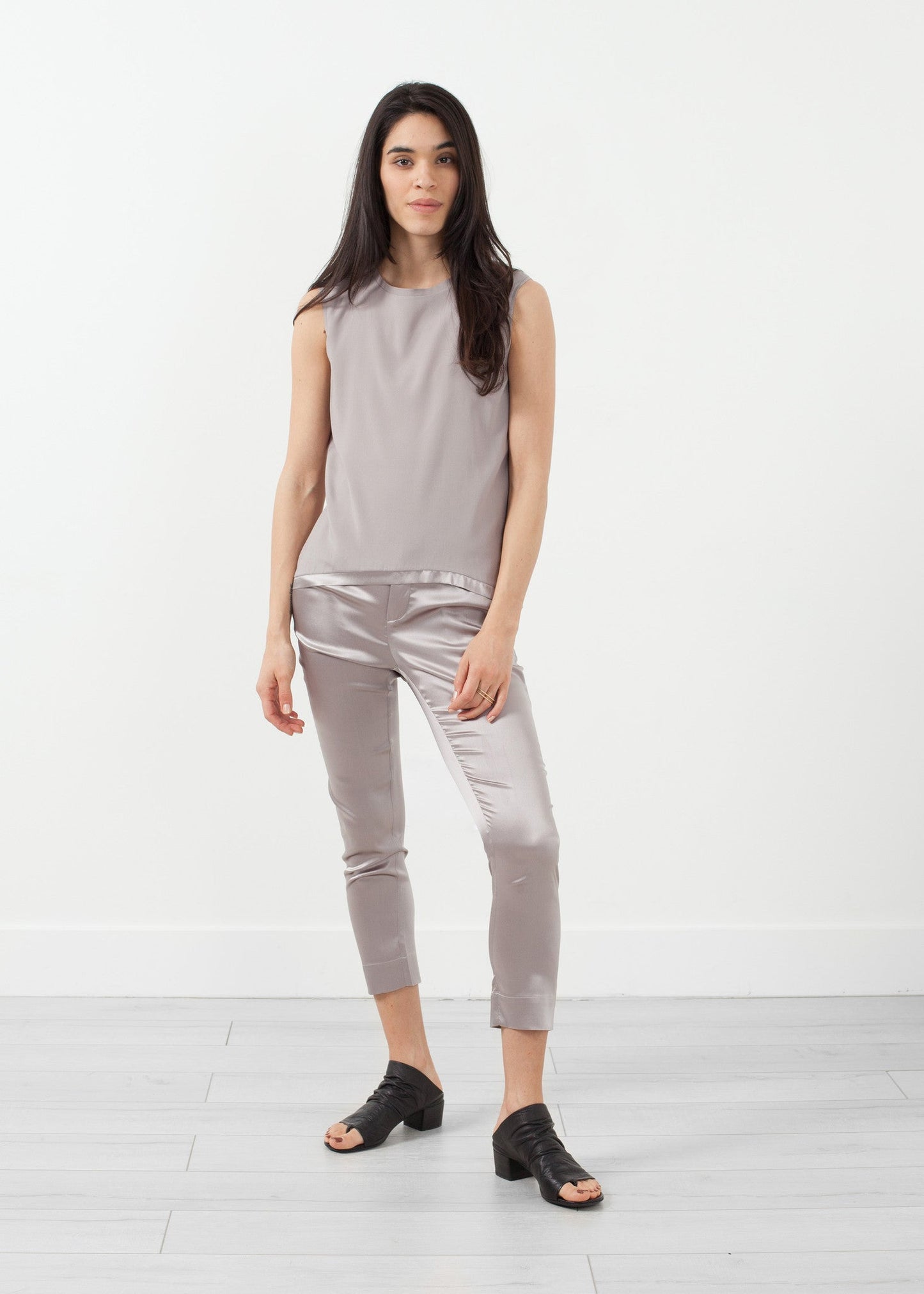 Silk Pull-up Pant