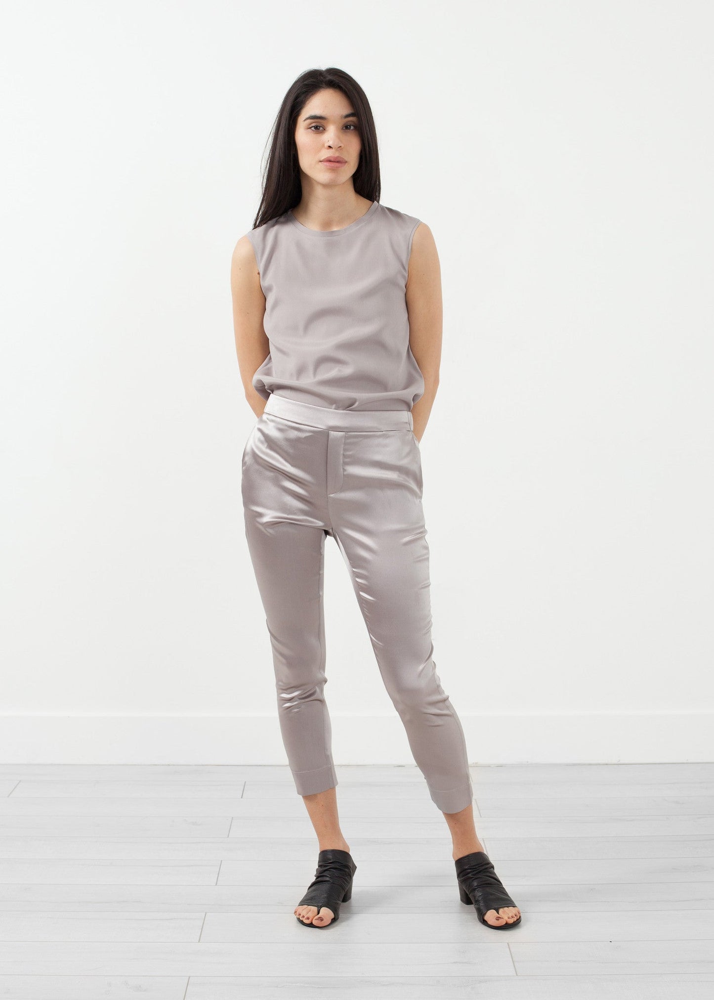 Silk Pull-up Pant