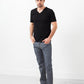 Washed denim