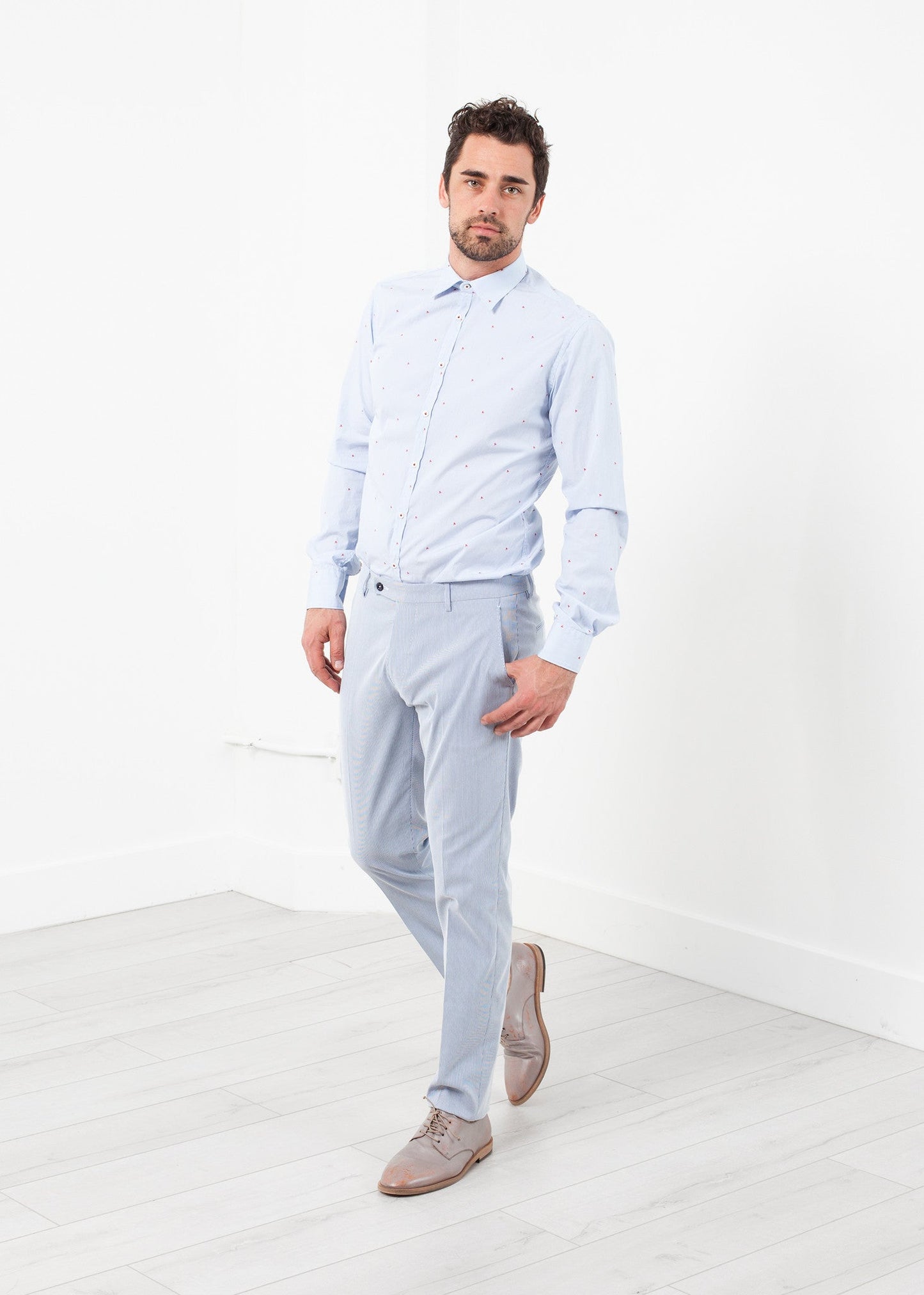Textured Trousers