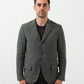 Five-button cotton blazer