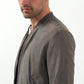 Leather Bomber Jacket in Dust