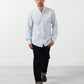 Mandarin collar formal shirt