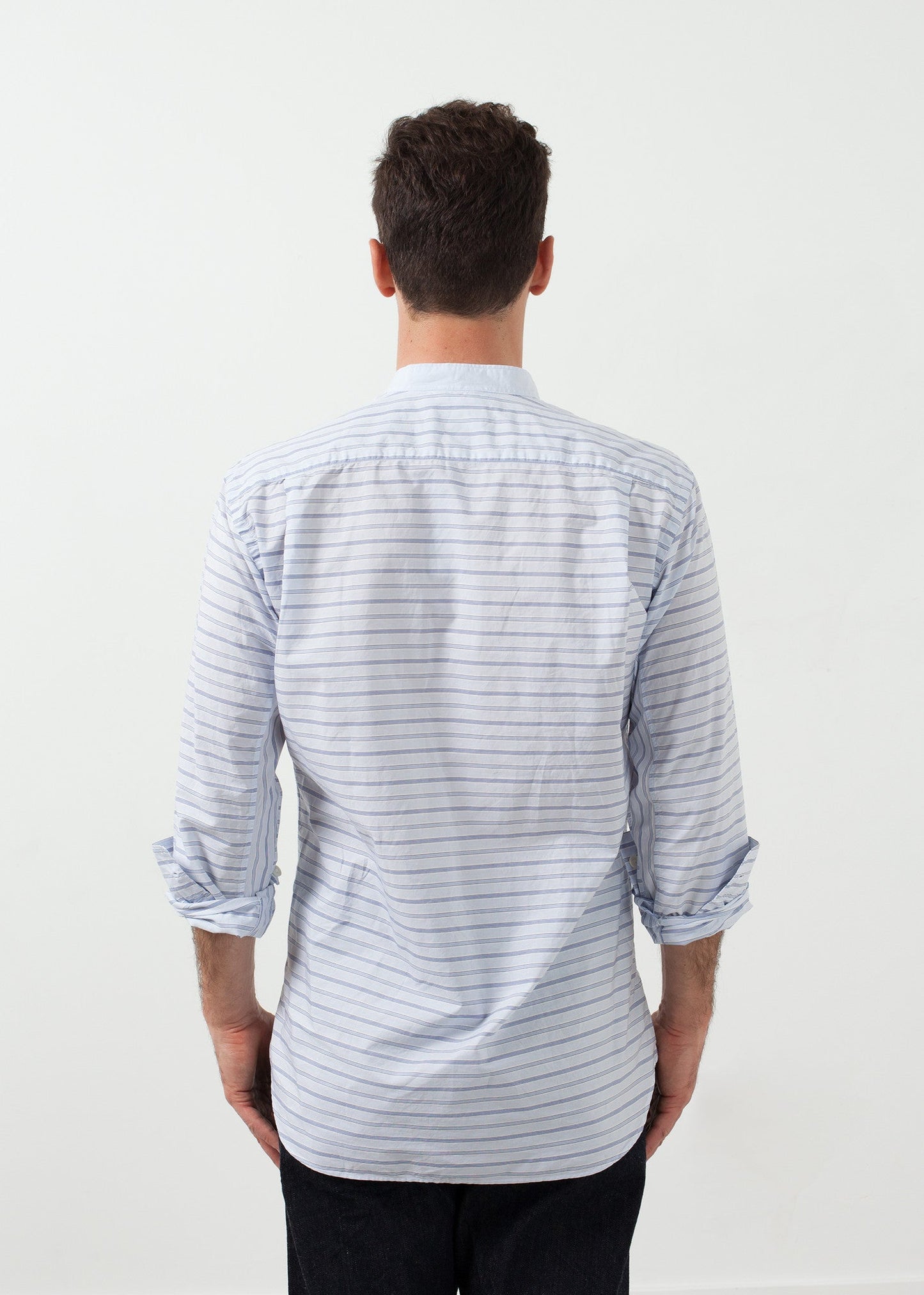Mandarin collar formal shirt