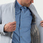 Seersucker Five-Button Blazer