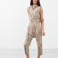 Sleeveless Harem Flightsuit