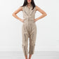 Sleeveless Harem Flightsuit