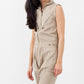 Sleeveless Harem Flightsuit