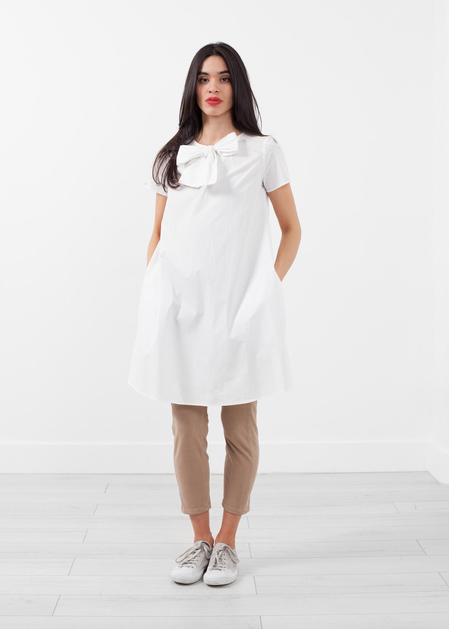 Baby doll bow dress