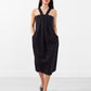 V-Strap Pocket Dress