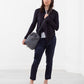 Draped Neck Cardigan