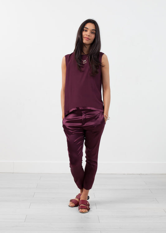 Silk Pull-up Pant