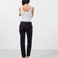 Straight Seam Trousers in Black
